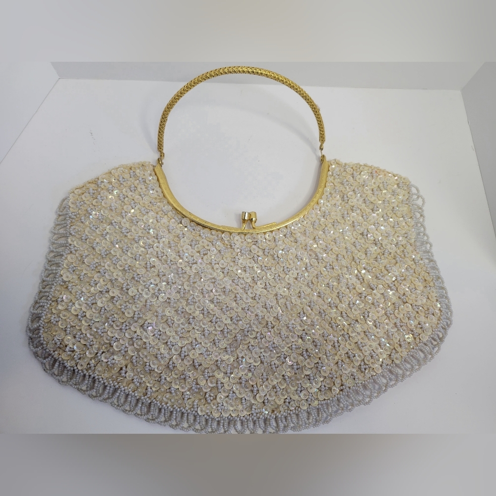 Vintage Beaded Clutch Purse